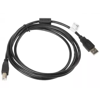 Cable USB 2.0 LANBERG CA-USBA-11CC-0018-BK 1,8 m, USB A a USB B, negro, 480 Mbit/s