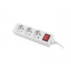 Alargador eléctrico Lanberg PS1-03E-0150-W 1,5 m 3 salidas AC para interior blanco