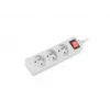 Alargador eléctrico Lanberg PS1-03E-0150-W 1,5 m 3 salidas AC para interior blanco