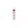 Alargador eléctrico Lanberg PS1-03E-0150-W 1,5 m 3 salidas AC para interior blanco