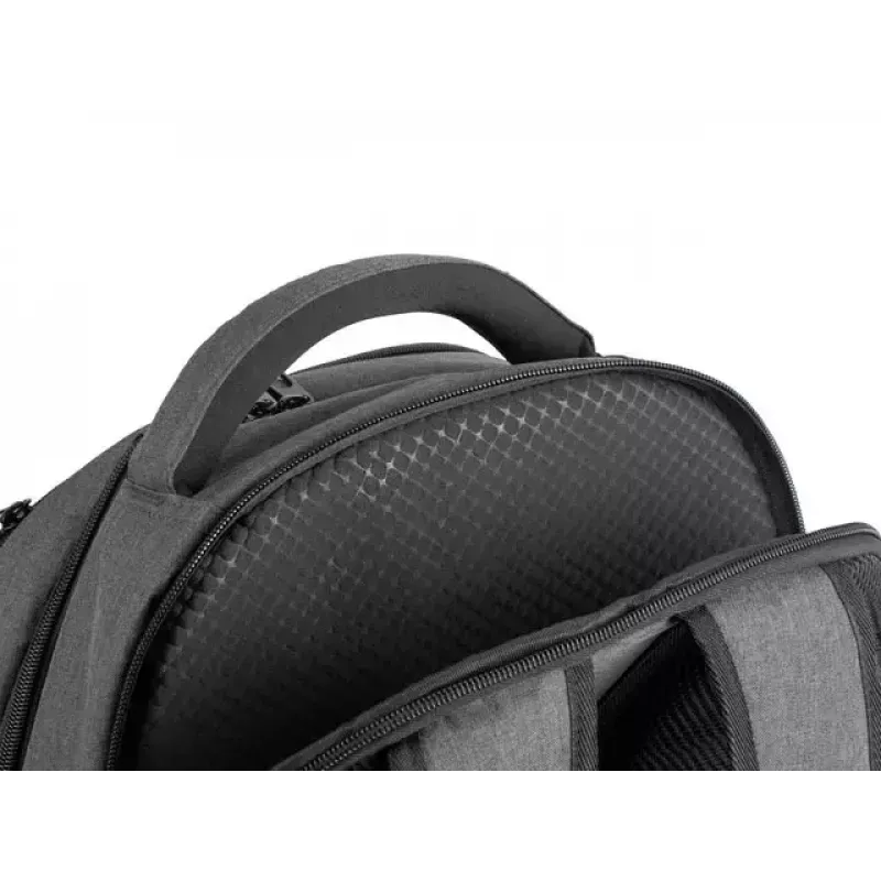 Mochila urbana NATEC NTO-2226 — poliéster, 160×325×465 mm, negro/gris