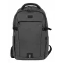 Mochila urbana NATEC NTO-2226 — poliéster, 160×325×465 mm, negro/gris