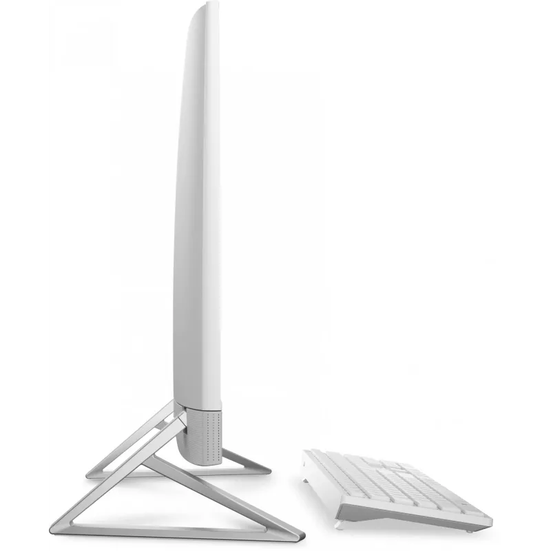 PC todo en uno Dell EC24250 23,8 inch Full HD táctil, Intel Core 7 150U 5,4 GHz, 16 GB DDR5, 1 TB SSD, Windows 11 Pro, blanco