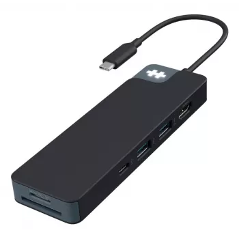 Hub USB-C TARGUS Hyperdrive Flex de 8 puertos (negro)