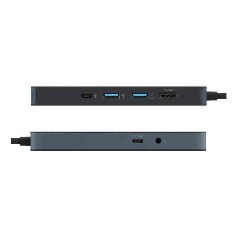Hub USB-C TARGUS Hyperdrive Flex de 8 puertos (negro)