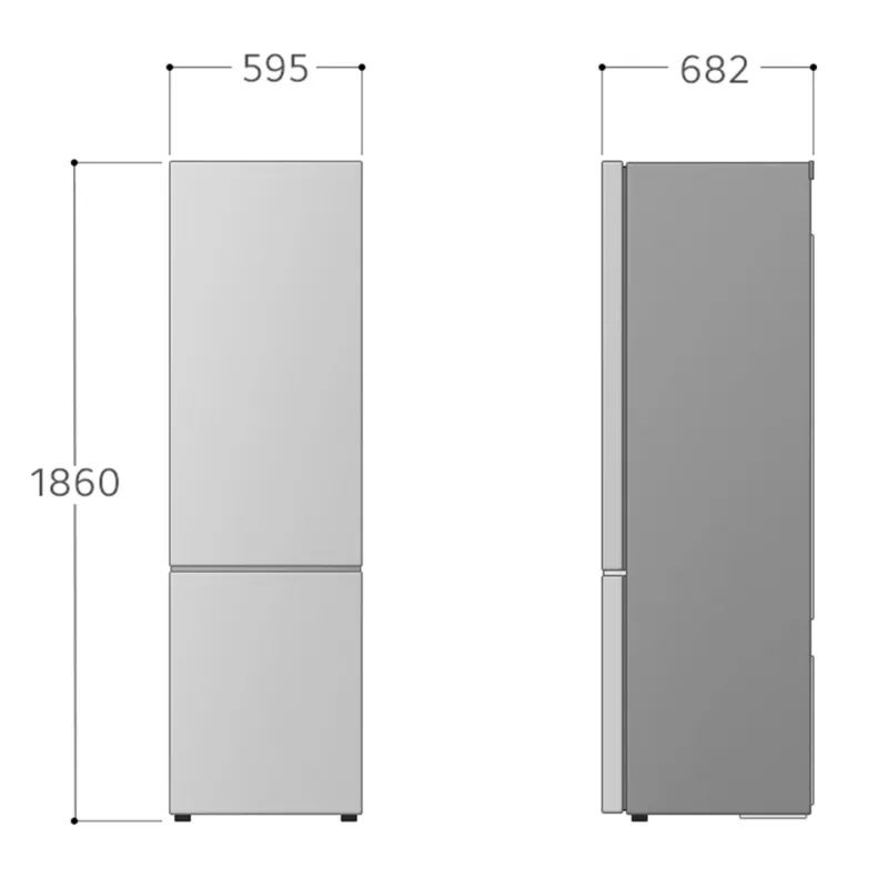 Frigorífico-congelador LG GBV21L0EPY, independiente 344 L (234 L frigorífico / 110 L congelador), No Frost, Inverter, plateado