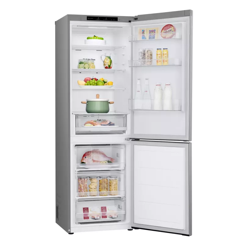 Frigorífico-congelador LG GBV21L0EPY, independiente 344 L (234 L frigorífico / 110 L congelador), No Frost, Inverter, plateado