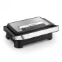 Parrilla de contacto Tefal Inicio Compact GC270D10 — rectangular 1000 W, rejilla superior, negra/acero inoxidable