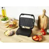 Parrilla de contacto Tefal Inicio Compact GC270D10 — rectangular 1000 W, rejilla superior, negra/acero inoxidable