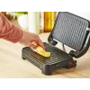 Parrilla de contacto Tefal Inicio Compact GC270D10 — rectangular 1000 W, rejilla superior, negra/acero inoxidable