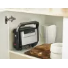 Parrilla de contacto Tefal Inicio Compact GC270D10 — rectangular 1000 W, rejilla superior, negra/acero inoxidable