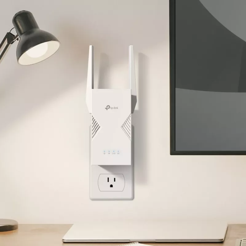 Emisor y receptor de red TP-LINK BE3600 2882 Mbit/s, doble banda 2,4/5 GHz, 1× RJ-45, blanco