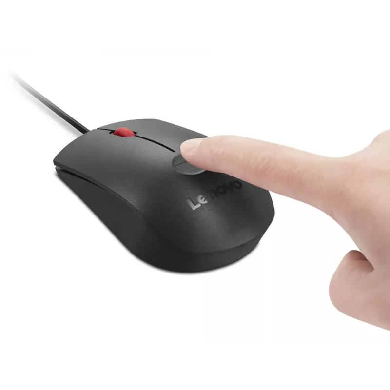 Ratón Lenovo 4Y51S24029 de oficina ambidiestro USB Type-A óptico 2000 DPI
