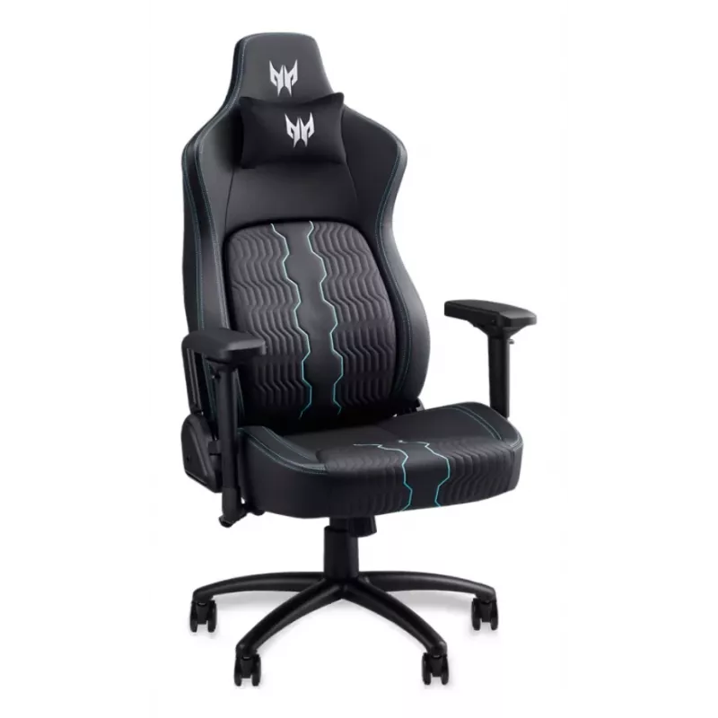 Silla gaming Acer PGC371 silla gaming universal negra, azul — plataforma universal, negra/azul