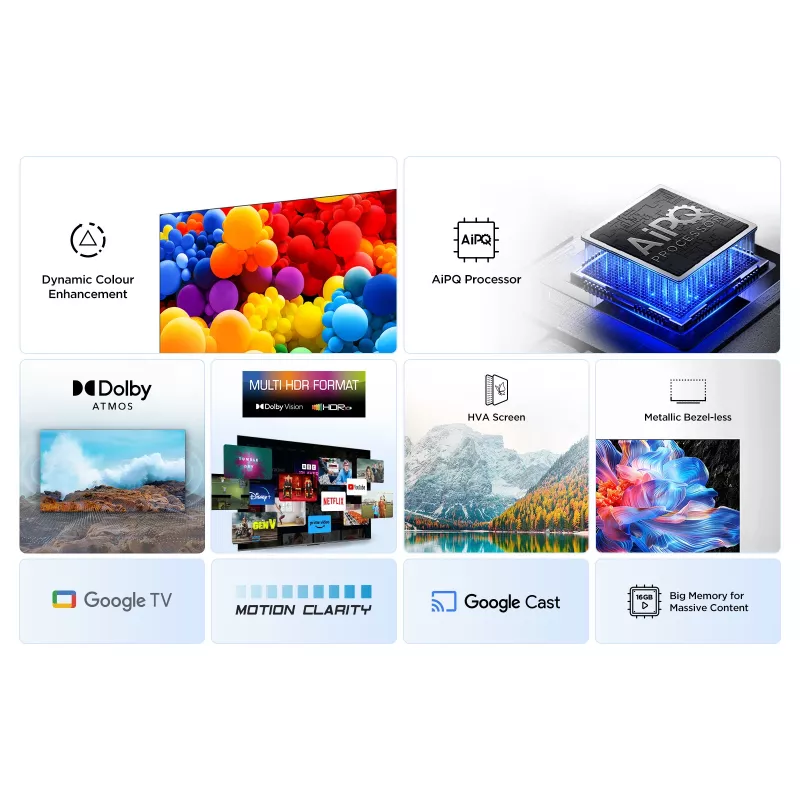 TV TCL V6C 75V6C 190,5 cm (75 pulgadas) 4K Ultra HD Smart TV Wi-Fi metalizado 330 cd/m²