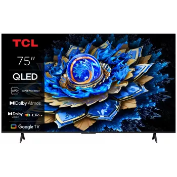 TV TCL T69C 75T69C 190,5 cm (75 pulgadas) 4K Ultra HD Smart TV Wi-Fi negro 350 cd/m²