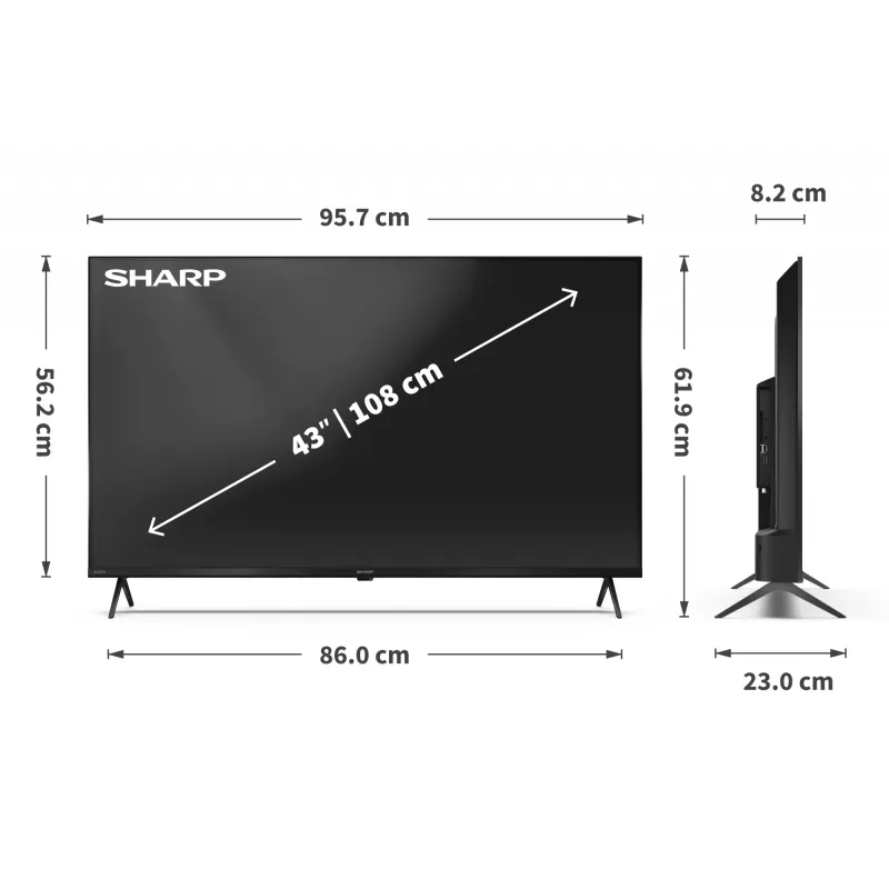Sharp 43HP5265E TV 109,2 cm (43