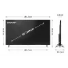 Sharp 65HP5265E 65" (165,1 cm) 4K Ultra HD Smart TV, Google TV, Wi-Fi, negro