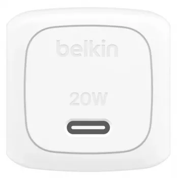Cargador de pared BELKIN - Boostcharge - USB-C 20W PPS compacto - Blanco