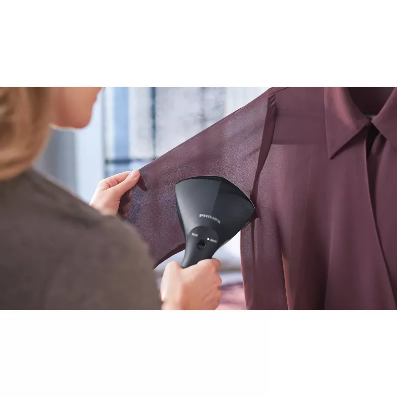 Vaporizador de ropa Philips serie 8000 GC800/80 0,23 L 1600 W Negro, Plata
