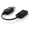 Dell 492-BBXU (DANAUBC087) adaptador de DisplayPort a HDMI 2.0, 4K, 0,2 m, negro