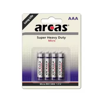 Pila desechable Arcas 107 00403 AAA zinc-carbono