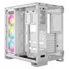 Caja de PC CORSAIR – iCUE LINK 6500X RGB semitorre de doble cámara Blanca