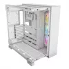 Caja de PC CORSAIR – iCUE LINK 6500X RGB semitorre de doble cámara Blanca