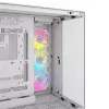 Caja de PC CORSAIR – iCUE LINK 6500X RGB semitorre de doble cámara Blanca