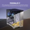 Caja de PC CORSAIR – iCUE LINK 6500X RGB semitorre de doble cámara Blanca