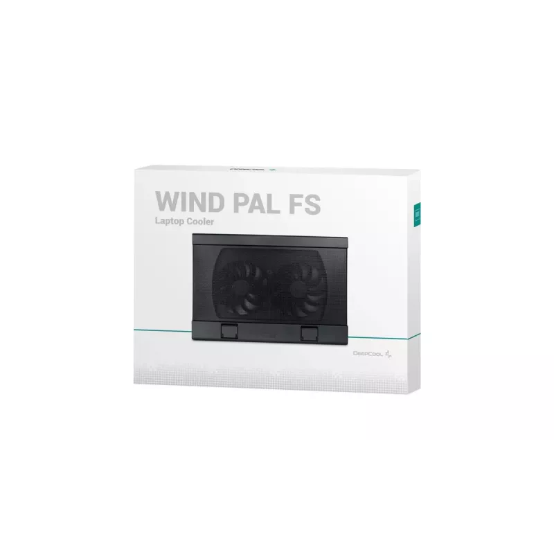 Base refrigeradora para portátil DEEPCOOL Wind Pal Fs 1200 Rpm - Negra
