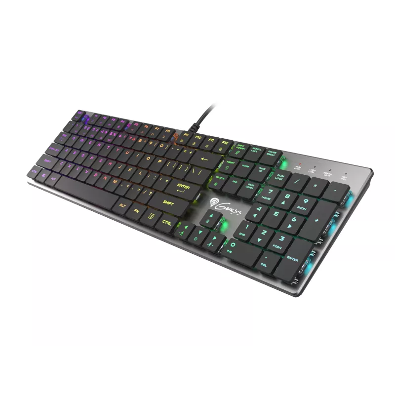 GENESIS Thor 420 RGB Teclado Gaming USB QWERTY US International Plata