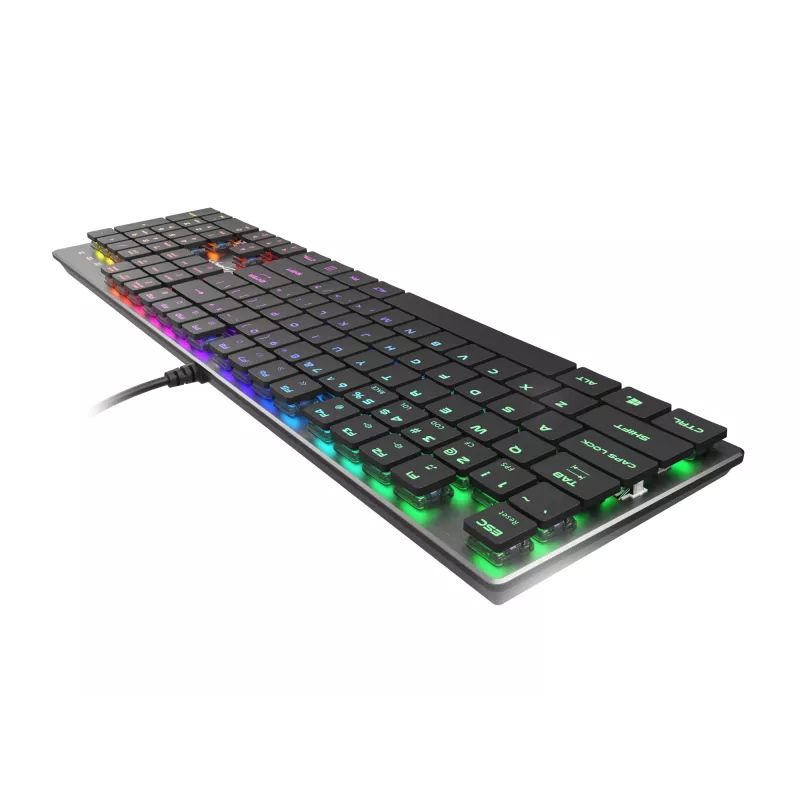 GENESIS Thor 420 RGB Teclado Gaming USB QWERTY US International Plata