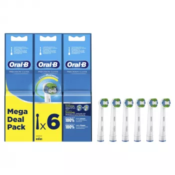 Oral-B Precision Clean 80339528 Cabezal de cepillo 6 uds. Blanco