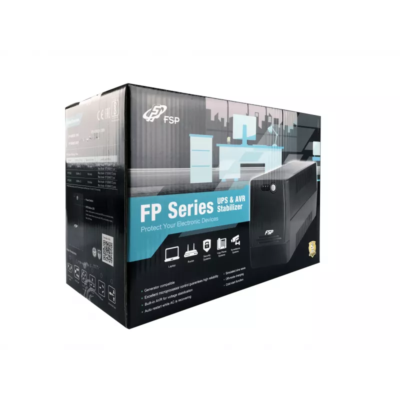 FSP FP 1000 sistema de alimentación ininterrumpida (SAI) Line-Interactive 1 kVA 600 W 4 salidas AC