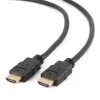 Gembird CC-HDMI4-1M cable HDMI 2.0 con Ethernet, macho-macho, conectores chapados en oro, 1 m, negro, embalaje a granel