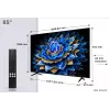 TCL 85T69C Smart TV QLED 4K Ultra HD 85" (216 cm), Google TV, Wi-Fi, negro