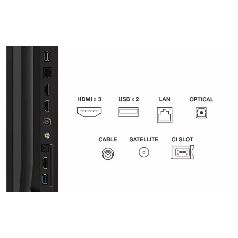 TCL 85T69C Smart TV QLED 4K Ultra HD 85" (216 cm), Google TV, Wi-Fi, negro