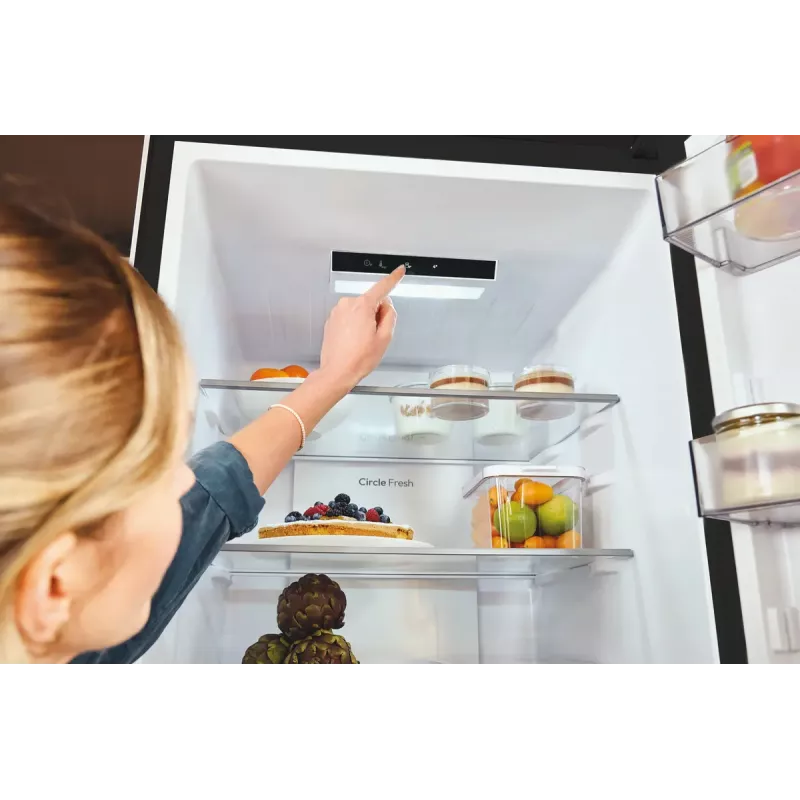 Frigorífico Candy Fresco ECN2CQTEB186 355 L Negro No Frost