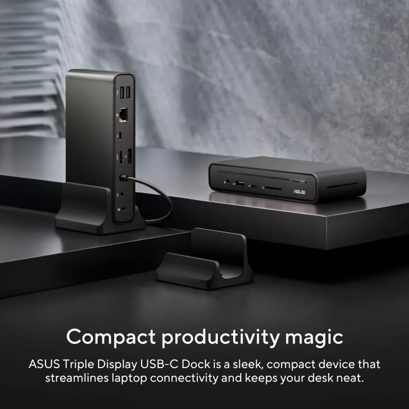 ASUS Triple Display USB-C Dock DC300 Docking USB 3.2 Gen 2 (3.1 Gen 2) Type-C Negro