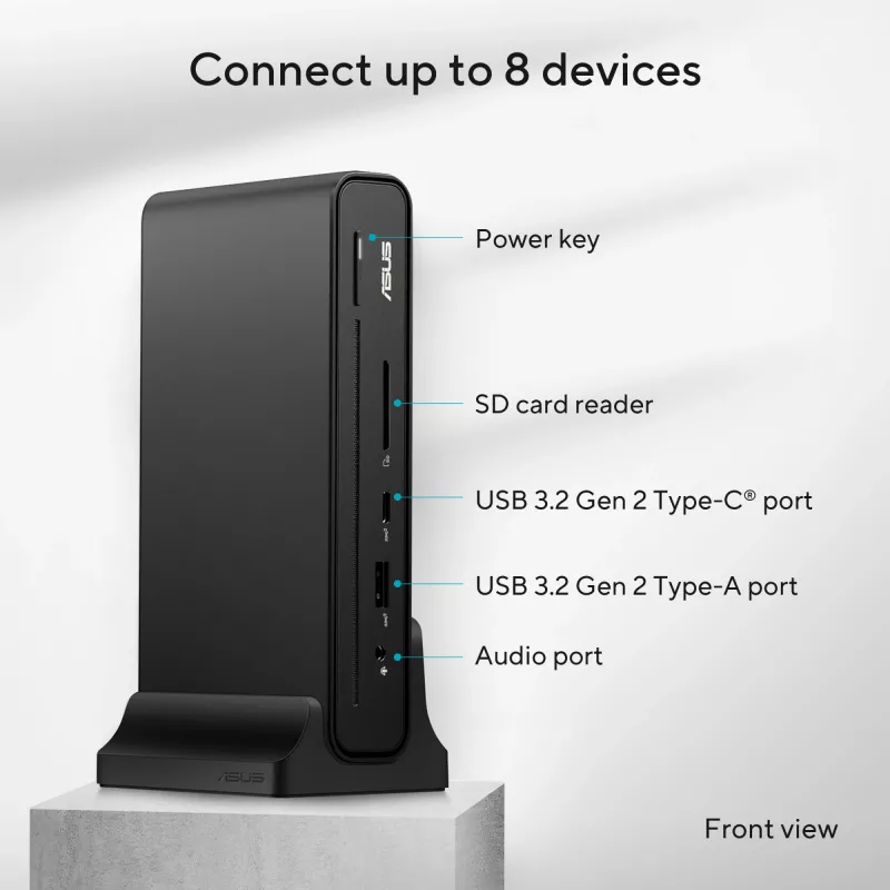 ASUS Triple Display USB-C Dock DC300 Docking USB 3.2 Gen 2 (3.1 Gen 2) Type-C Negro