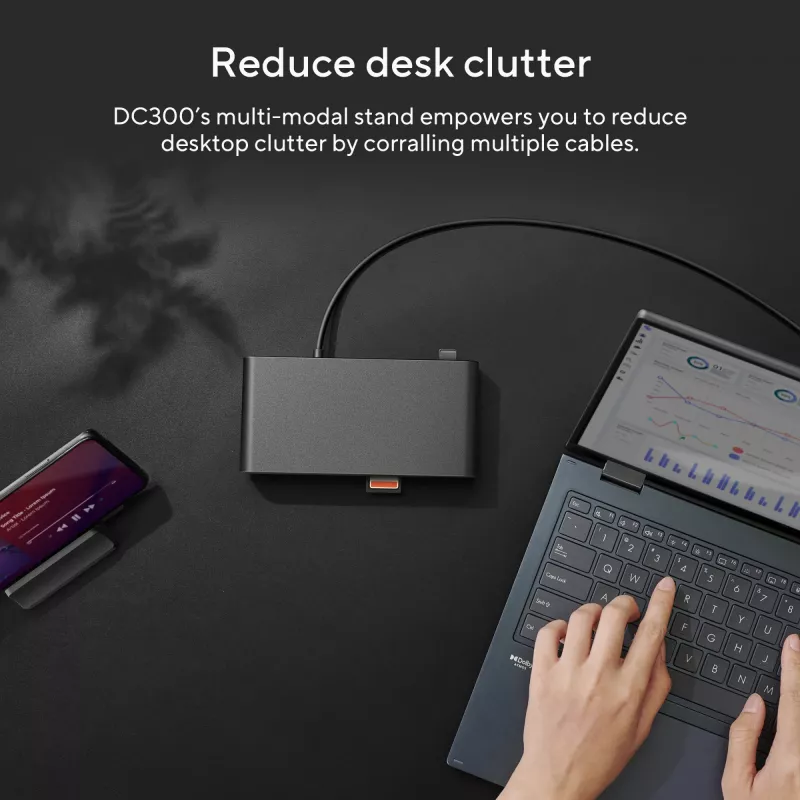 ASUS Triple Display USB-C Dock DC300 Docking USB 3.2 Gen 2 (3.1 Gen 2) Type-C Negro