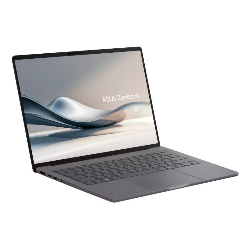 Portátil ASUS Zenbook A14 UX3407RA-QD010W — Qualcomm Snapdragon X1E-78-100, 14 inch WUXGA, 32 GB RAM, 1 TB SSD, Windows 11 Home, Gris