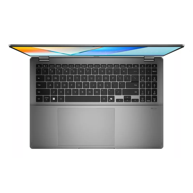 ASUS Vivobook 16 Flip TP3607SA-RJ033W Copilot+ PC Intel Core Ultra 7 256V Híbrido (2 en 1) 40,6 cm (16 inch) Táctil 3K 16 GB LPDDR5x-SDRAM 1 TB SSD Wi-Fi 7 (802.11be) Windows 11 Home Negro, Gris