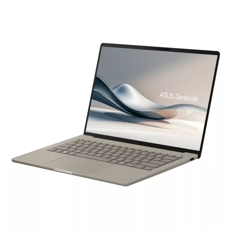 ASUS Zenbook A14 UX3407QA-QD202W Copilot+ PC Snapdragon X1-26-100 Portátil 35,6 cm (14 inch) WUXGA 16 GB LPDDR5x-SDRAM 512 GB SSD Wi-Fi 6E (802.11ax) Windows 11 Home Beige