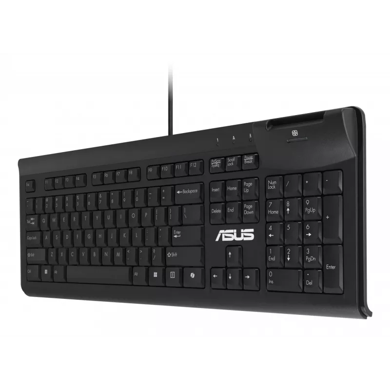 ASUS Smart Card KU100 Teclado para casa/oficina USB Negro