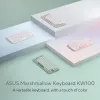 Teclado inalámbrico Bluetooth ASUS Marshmallow KW100 — Distribución US International, Oat Milk