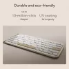 Teclado inalámbrico Bluetooth ASUS Marshmallow KW100 — Distribución US International, Oat Milk