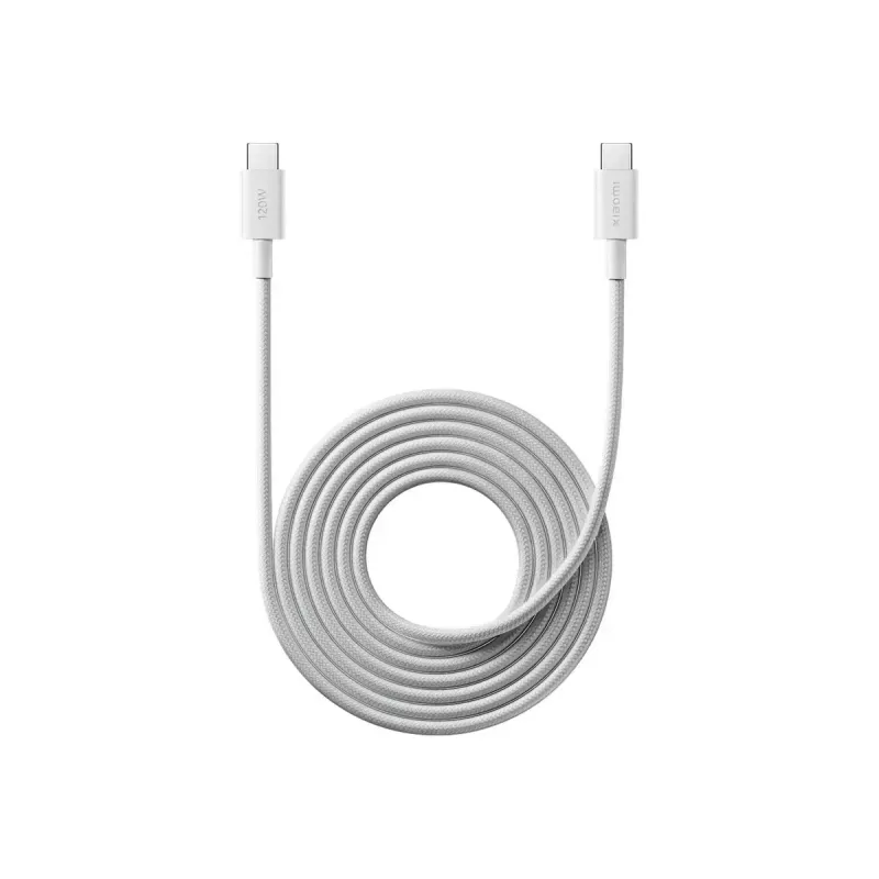 Xiaomi Cable USB-C a USB-C trenzado 6A, 2 m