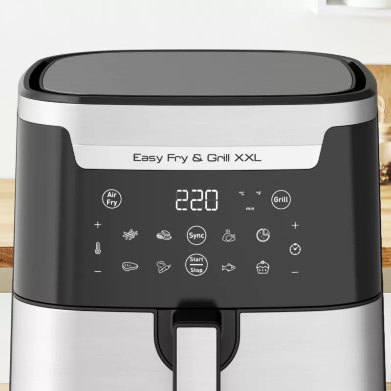 Freidora de aire Tefal Easy Fry & Grill EY801D 6,5 L de sobremesa 1650 W acero inoxidable